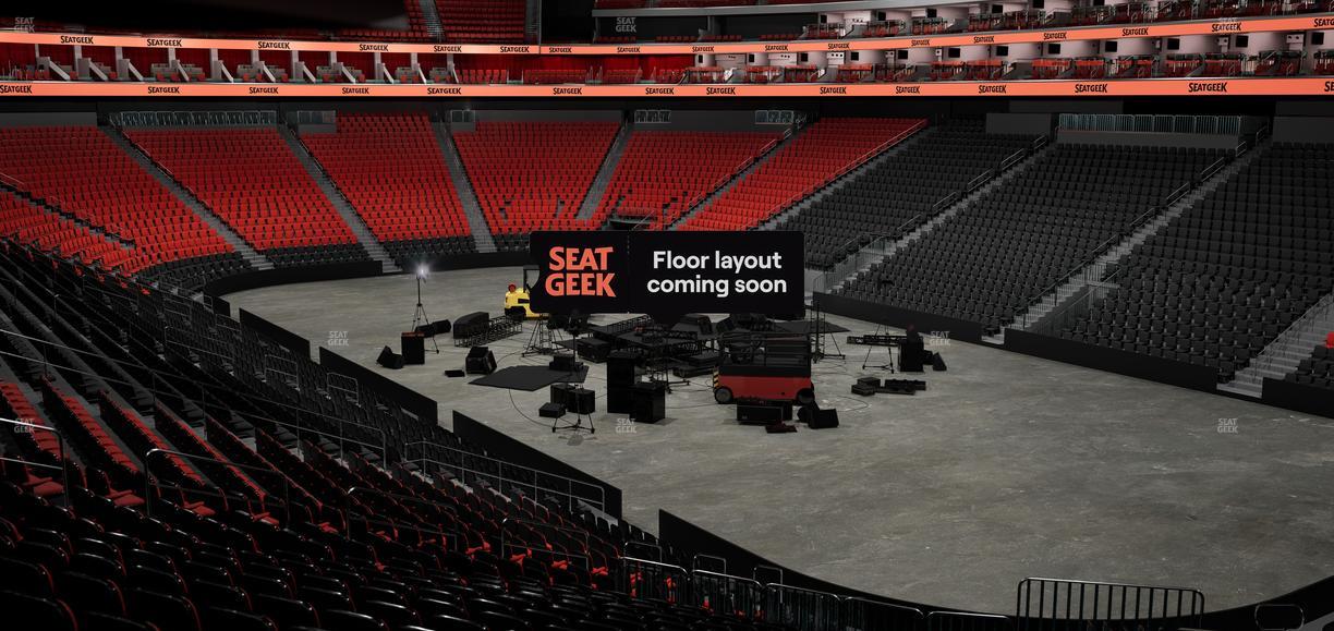 Prudential Center - Section Grand Concourse Terrace Tables Seat View