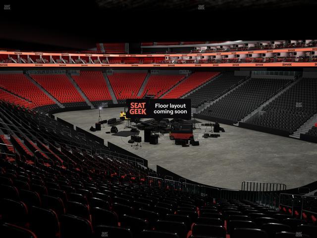Prudential Center - Section Grand Concourse Terrace Tables Seat View