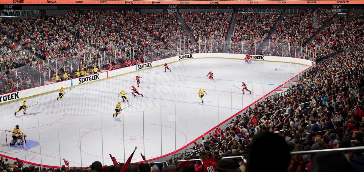 Prudential Center - Section Grand Concourse Terrace Tables Seat View