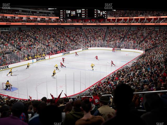 Prudential Center - Section Grand Concourse Terrace Tables Seat View