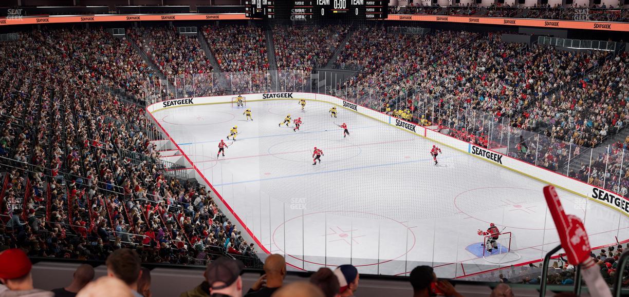 Prudential Center - Section Loft 25 Seat View