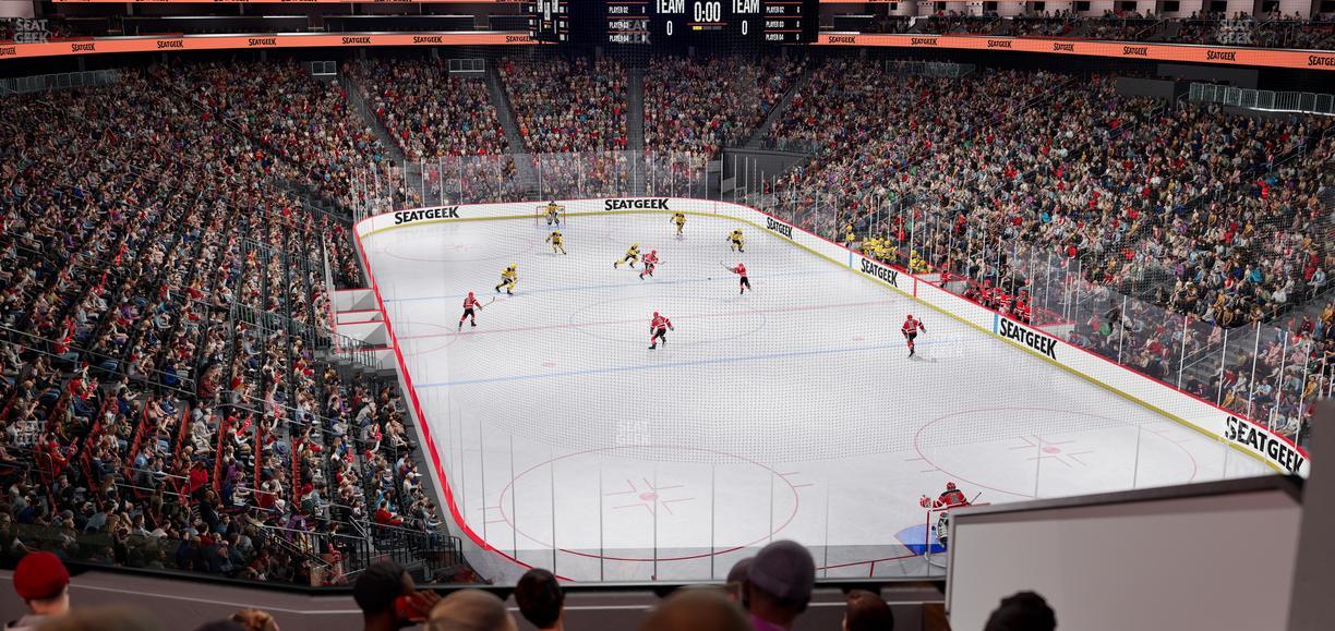 Prudential Center - Section Loft 26 Seat View