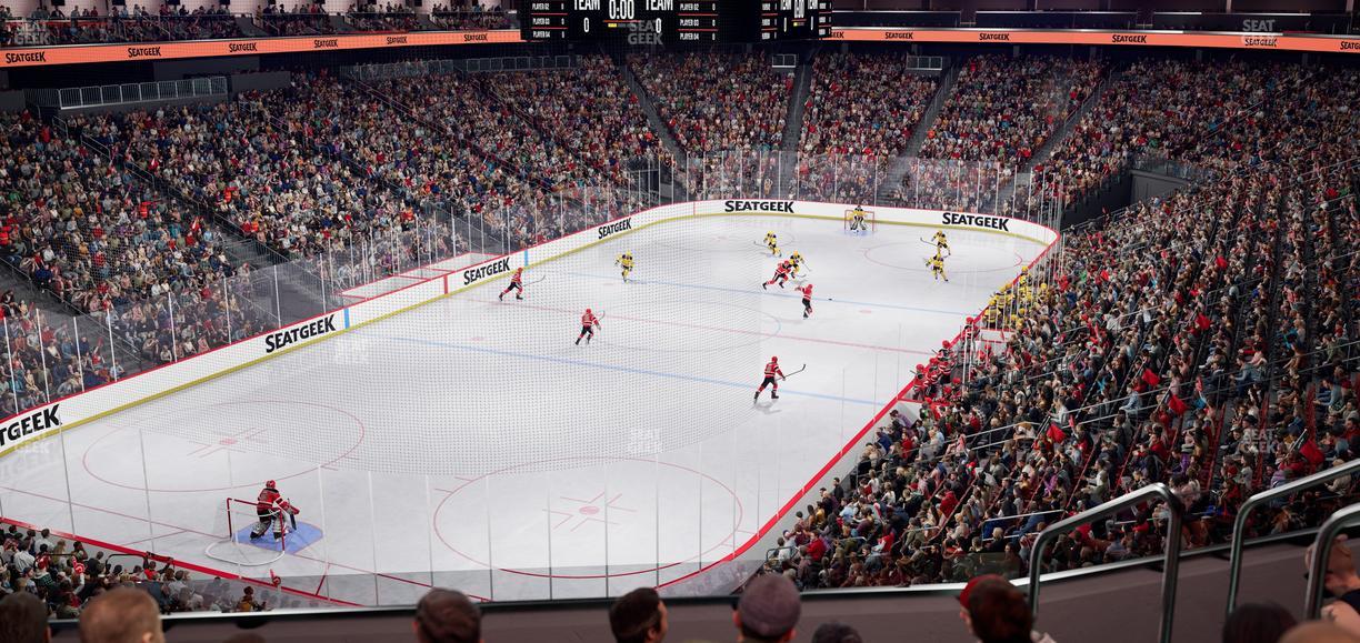 Prudential Center - Section Loft 28 Seat View