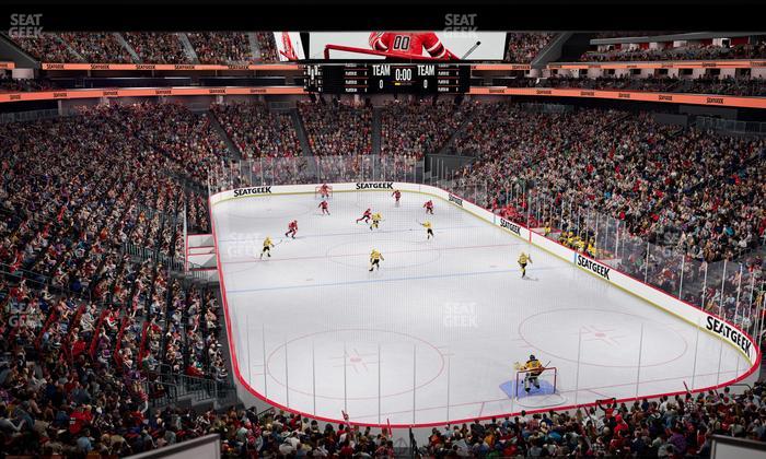 Prudential Center - Section Loft Loge Box 1 Seat View