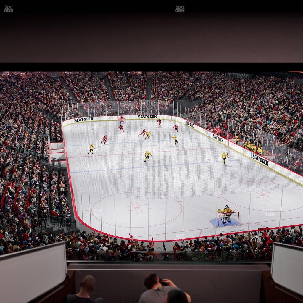Prudential Center - Section Loft Loge Box 1 Seat View