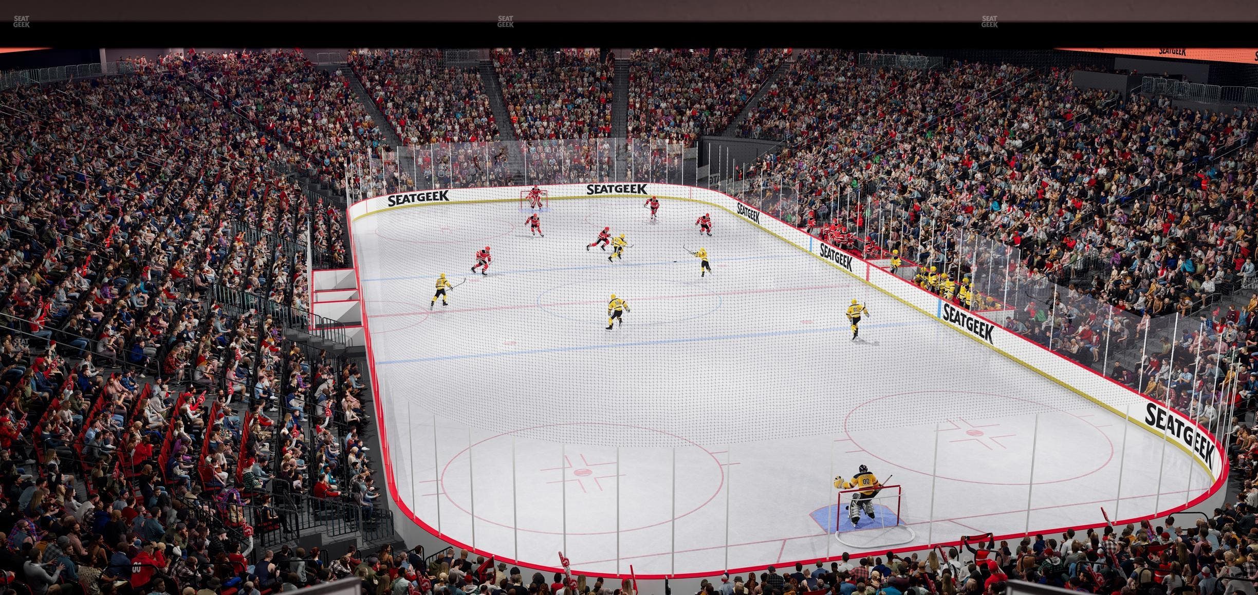 Prudential Center - Section Loft Loge Box 1 Seat View