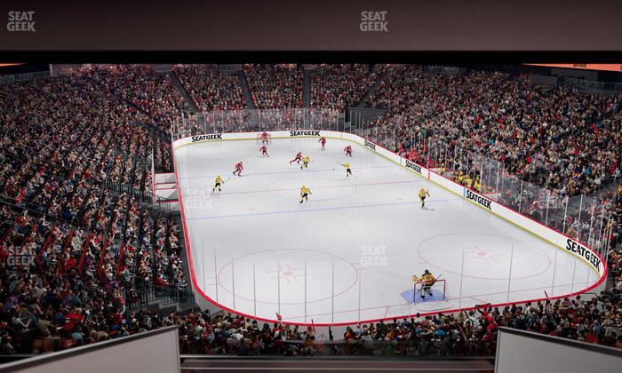 Prudential Center - Section Loft Loge Box 1 Seat View