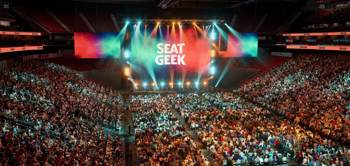 Prudential Center - Section Loft Loge Box 1 Seat View