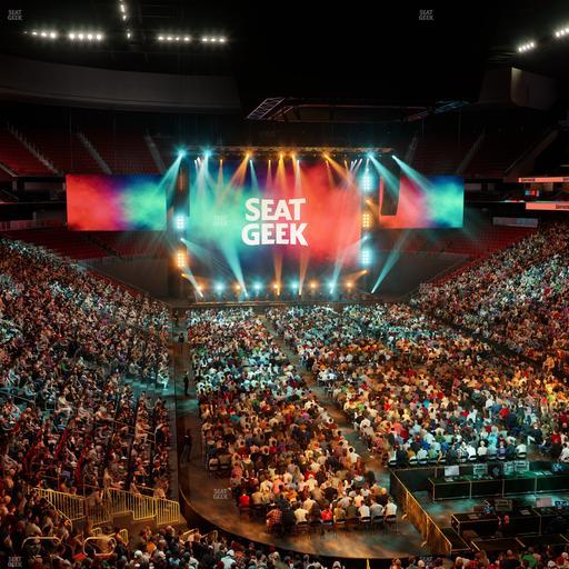 Prudential Center - Section Loft Loge Box 1 Seat View