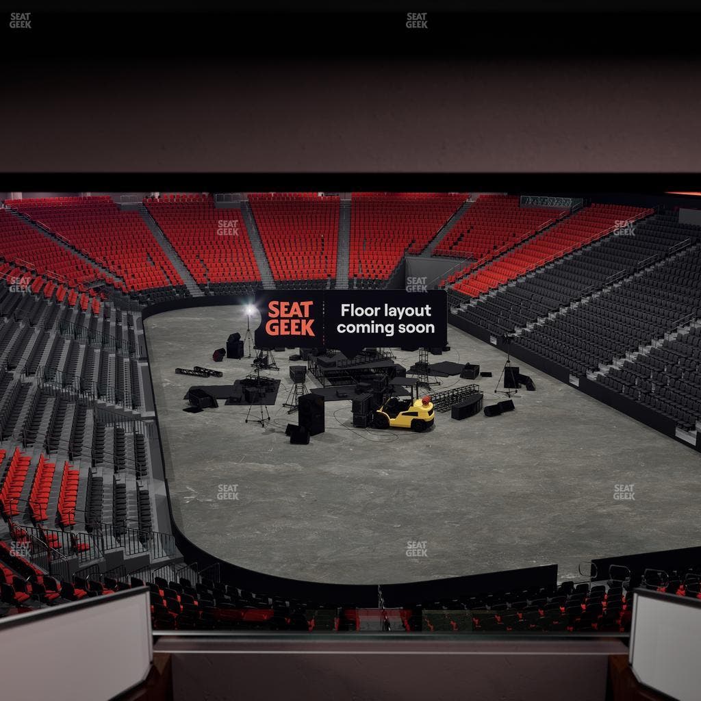 Prudential Center - Section Loft Loge Box 1 Seat View