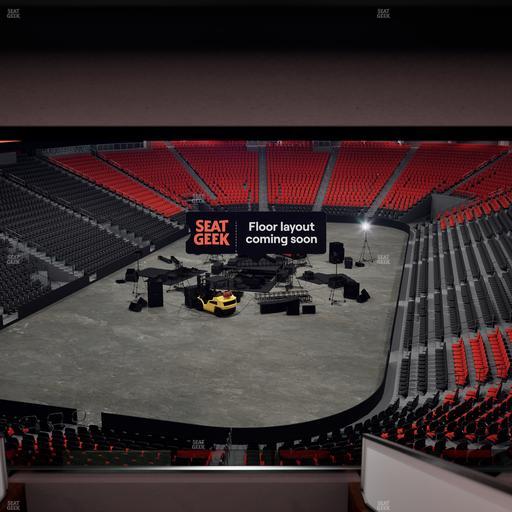 Prudential Center - Section Loft Loge Box 10 Seat View