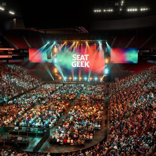 Prudential Center - Section Loft Loge Box 10 Seat View