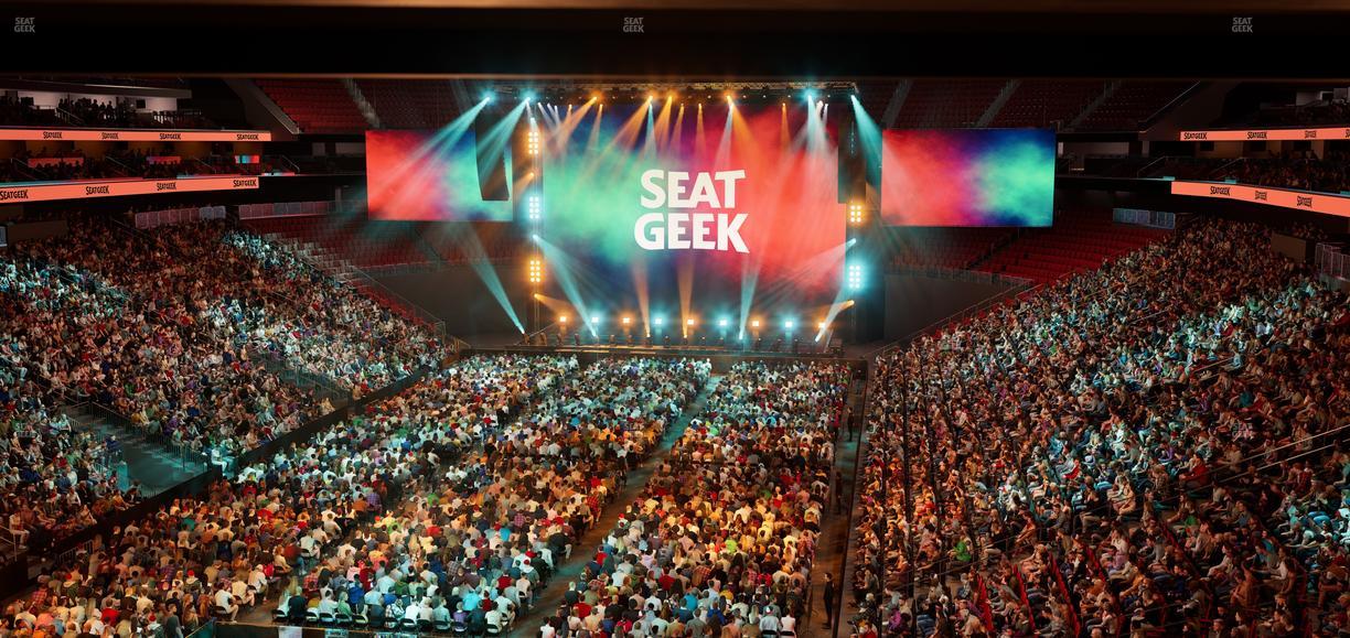 Prudential Center - Section Loft Loge Box 10 Seat View