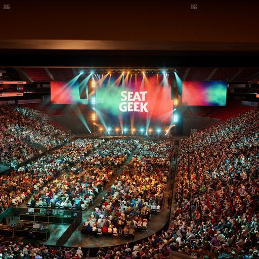 Prudential Center - Section Loft Loge Box 10 Seat View