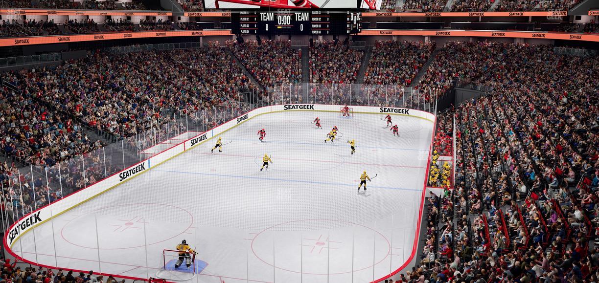 Prudential Center - Section Loft Loge Box 10 Seat View