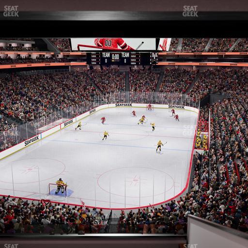 Prudential Center - Section Loft Loge Box 10 Seat View