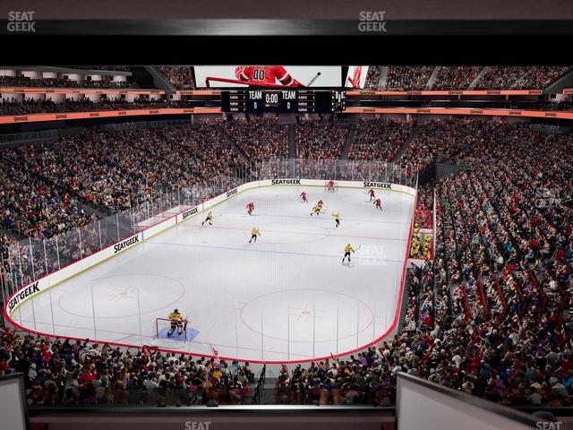 Prudential Center - Section Loft Loge Box 10 Seat View