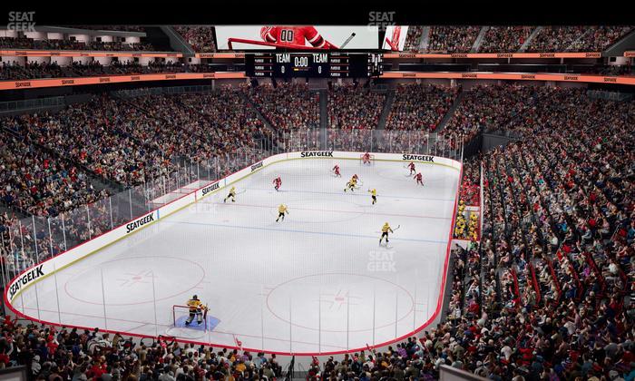 Prudential Center - Section Loft Loge Box 10 Seat View