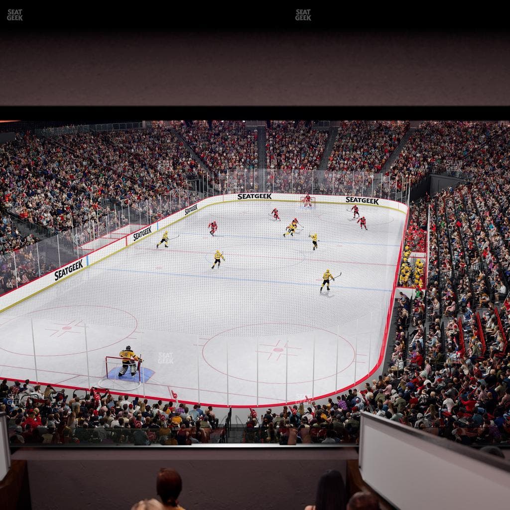 Prudential Center - Section Loft Loge Box 10 Seat View