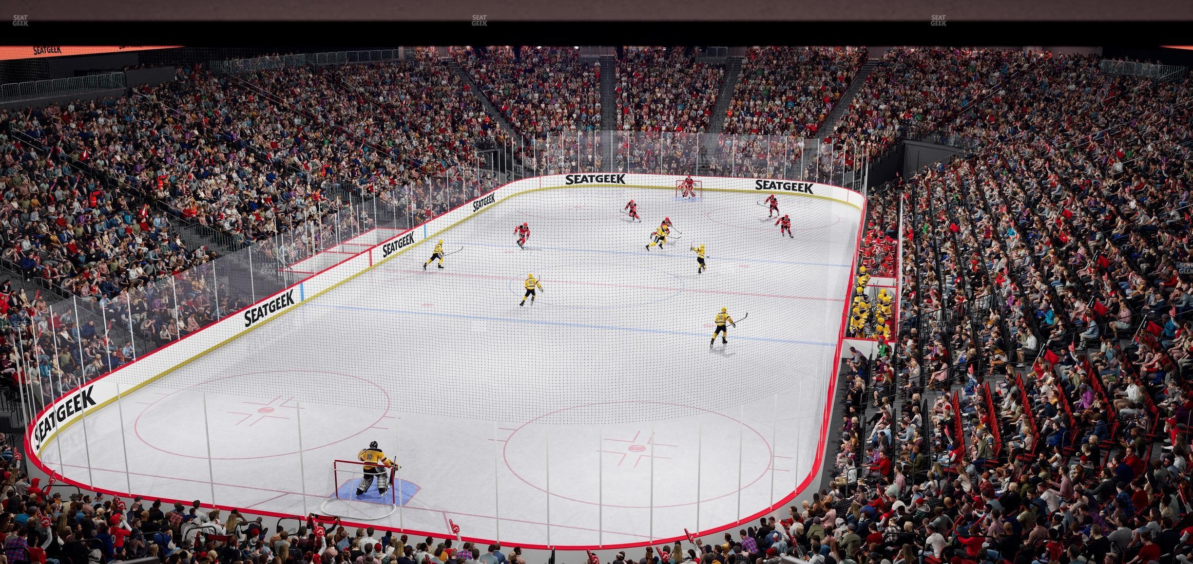 Prudential Center - Section Loft Loge Box 10 Seat View