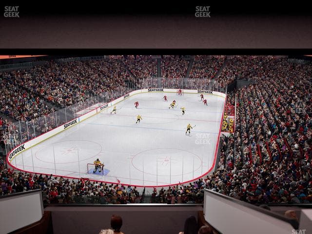 Prudential Center - Section Loft Loge Box 10 Seat View