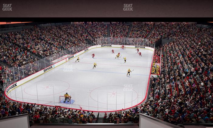 Prudential Center - Section Loft Loge Box 10 Seat View