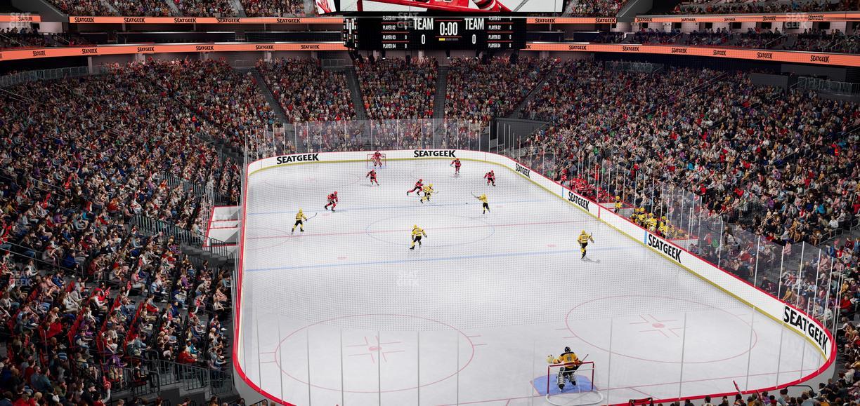 Prudential Center - Section Loft Loge Box 2 Seat View