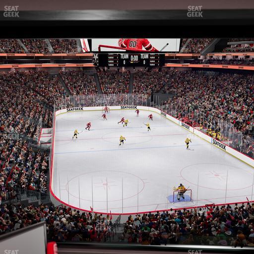 Prudential Center - Section Loft Loge Box 2 Seat View