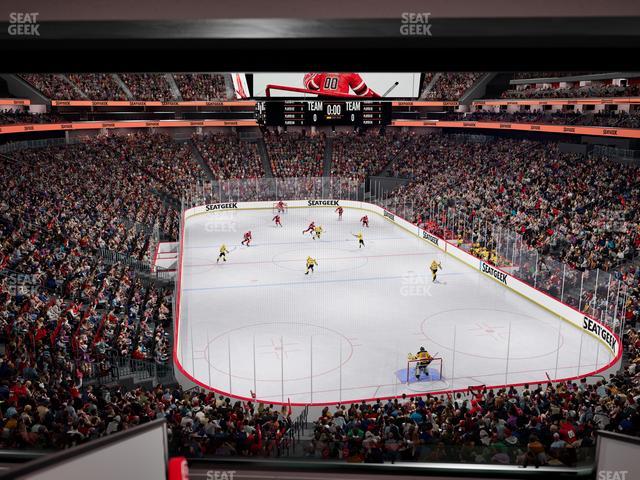 Prudential Center - Section Loft Loge Box 2 Seat View