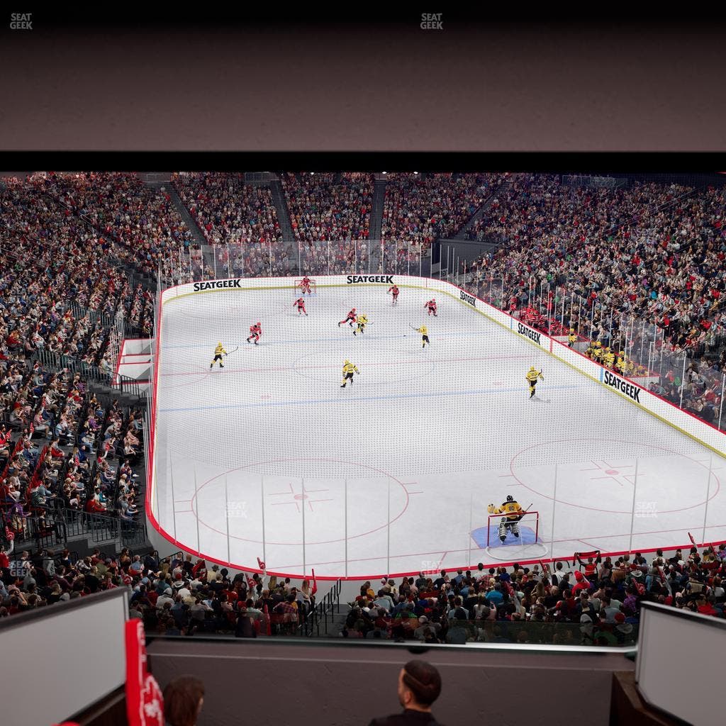 Prudential Center - Section Loft Loge Box 2 Seat View