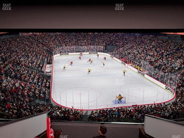 Prudential Center - Section Loft Loge Box 2 Seat View