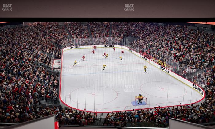 Prudential Center - Section Loft Loge Box 2 Seat View