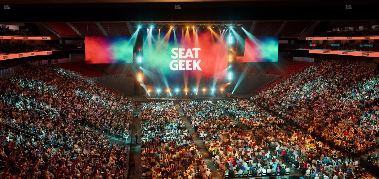 Prudential Center - Section Loft Loge Box 2 Seat View