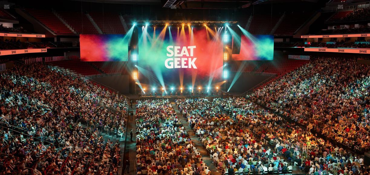 Prudential Center - Section Loft Loge Box 2 Seat View