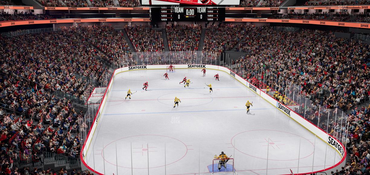 Prudential Center - Section Loft Loge Box 3 Seat View