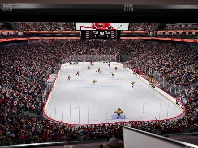 Prudential Center - Section Loft Loge Box 3 Seat View