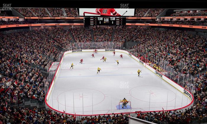 Prudential Center - Section Loft Loge Box 3 Seat View