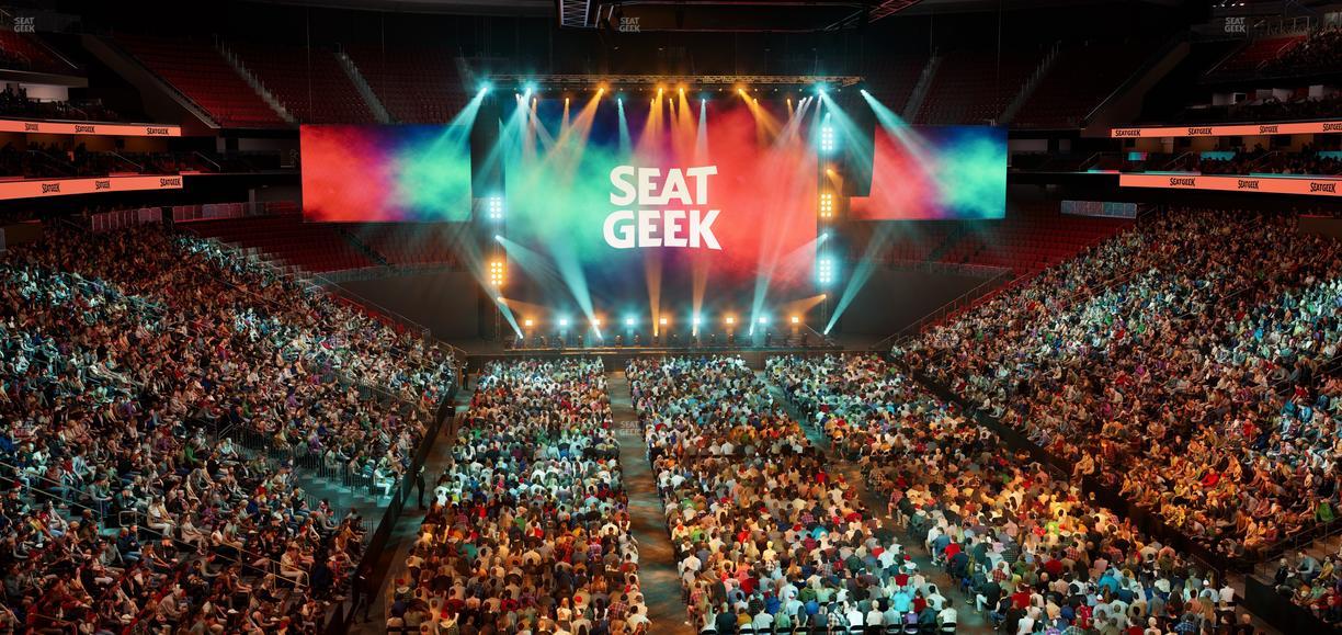 Prudential Center - Section Loft Loge Box 3 Seat View