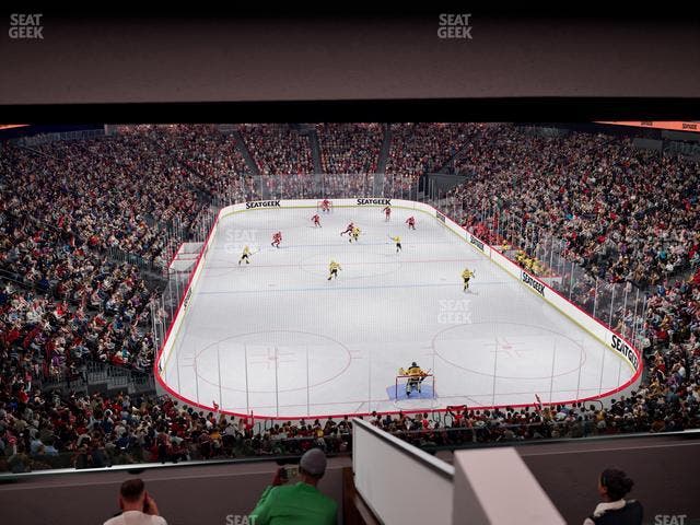 Prudential Center - Section Loft Loge Box 3 Seat View