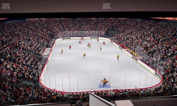 Prudential Center - Section Loft Loge Box 3 Seat View