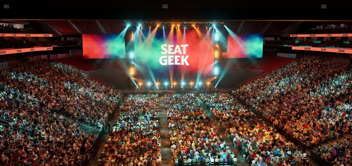 Prudential Center - Section Loft Loge Box 4 Seat View