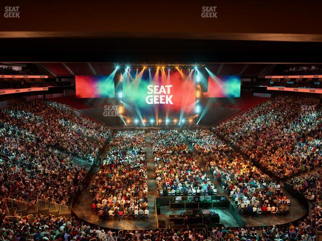 Prudential Center - Section Loft Loge Box 4 Seat View