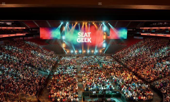 Prudential Center - Section Loft Loge Box 4 Seat View