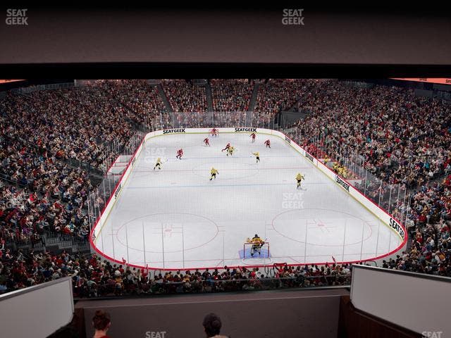 Prudential Center - Section Loft Loge Box 4 Seat View
