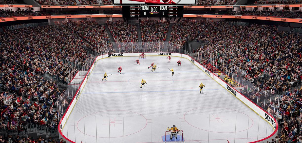 Prudential Center - Section Loft Loge Box 4 Seat View