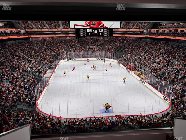 Prudential Center - Section Loft Loge Box 4 Seat View