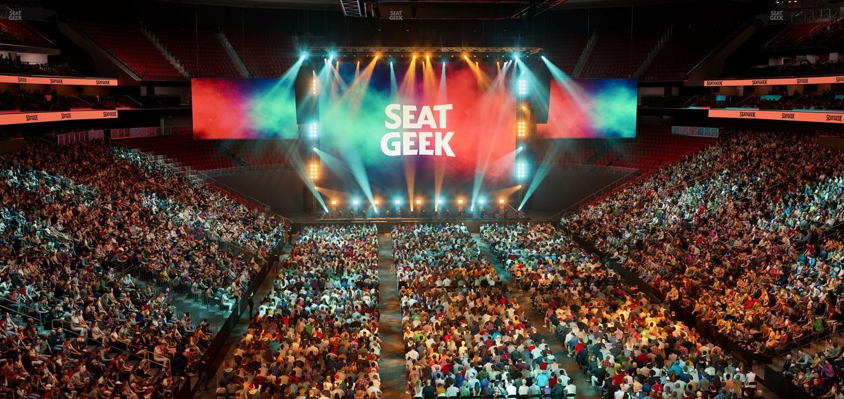 Prudential Center - Section Loft Loge Box 4 Seat View