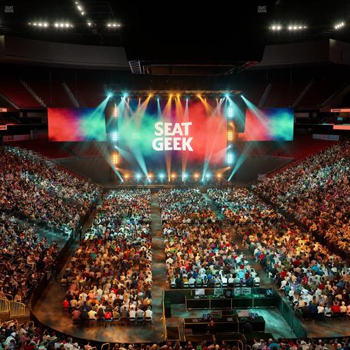 Prudential Center - Section Loft Loge Box 4 Seat View