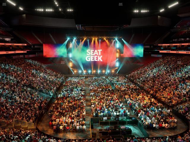 Prudential Center - Section Loft Loge Box 4 Seat View