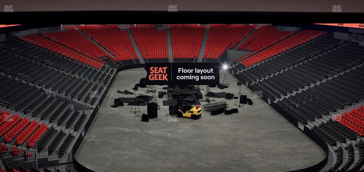 Prudential Center - Section Loft Loge Box 4 Seat View